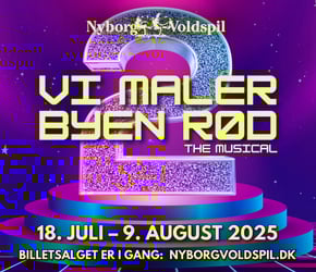 Vi maler byen rød på Nyborg Voldspil