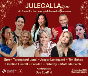 Julegalla til fordel for julemærkehjemmene