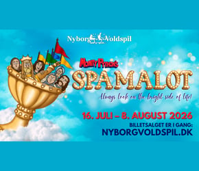 Spamalot på Nyborg Voldspil